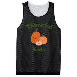 Thankful T One Thankfuls Thanksgiving Fall Design Give Thanks Baby Mesh Reversible Basketball Jersey Tank