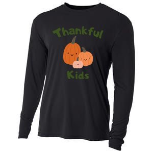 Thankful T One Thankfuls Thanksgiving Fall Design Give Thanks Baby Cooling Performance Long Sleeve Crew