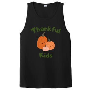 Thankful T One Thankfuls Thanksgiving Fall Design Give Thanks Baby PosiCharge Competitor Tank