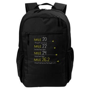 The Thoughts Of Marathoner Runner Gift Funny Marathon Daily Commute Backpack