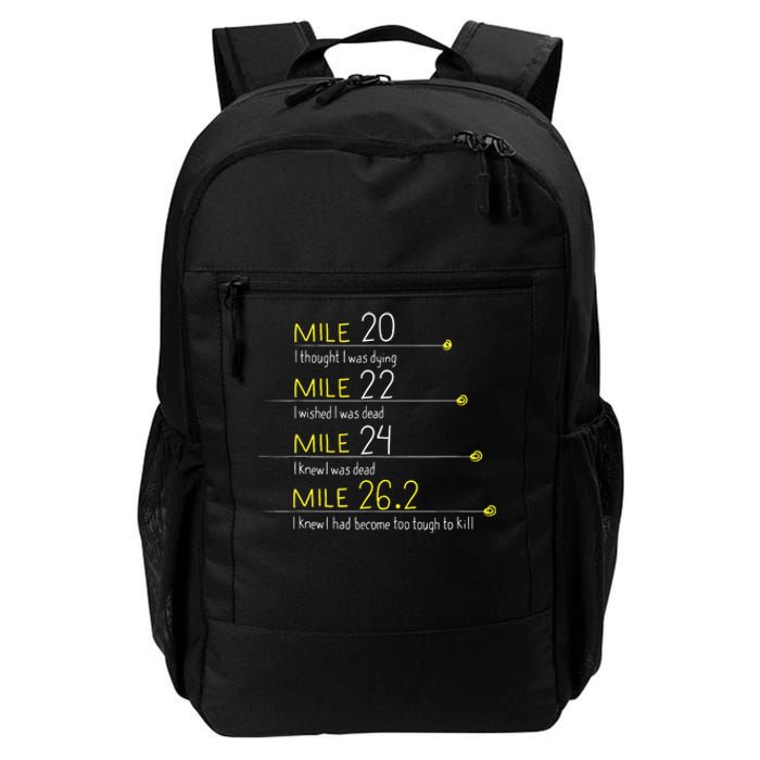 The Thoughts Of Marathoner Runner Gift Funny Marathon Daily Commute Backpack