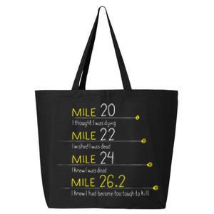 The Thoughts Of Marathoner Runner Gift Funny Marathon 25L Jumbo Tote