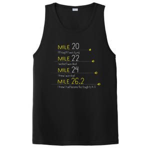 The Thoughts Of Marathoner Runner Gift Funny Marathon PosiCharge Competitor Tank