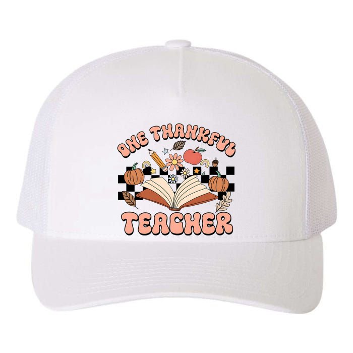 Thanksgiving Teacher One Thankful Teacher Yupoong Adult 5-Panel Trucker Hat