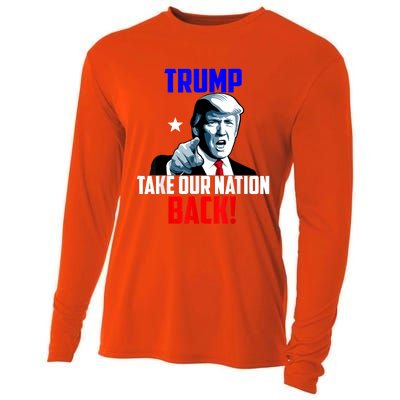 Trump Take Our Nation Back Trump Cooling Performance Long Sleeve Crew