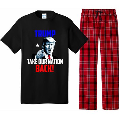 Trump Take Our Nation Back Trump Pajama Set