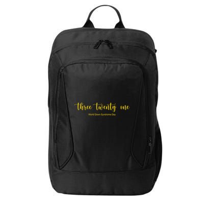 Three Twenty One World Down Syndrome Day City Backpack