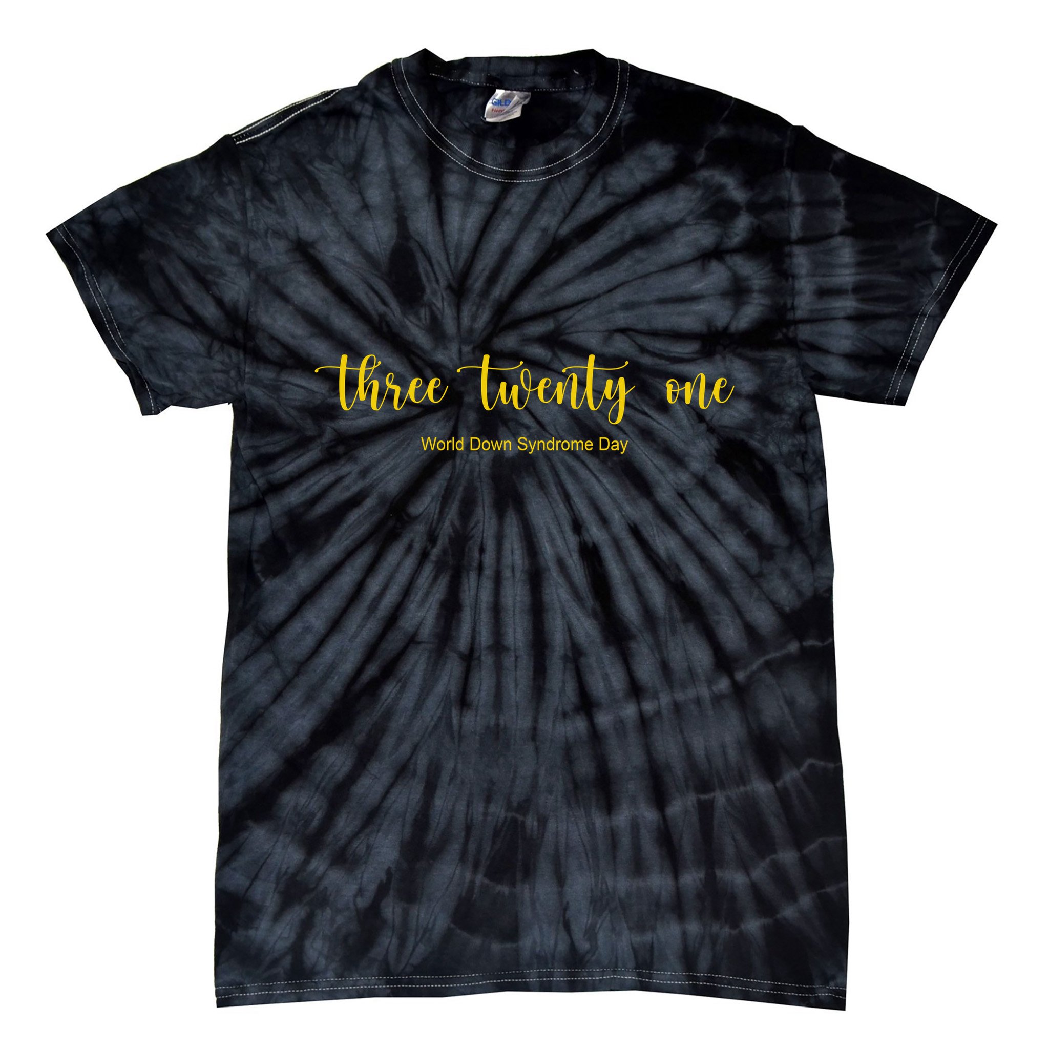 Three Twenty One World Down Syndrome Day Tie-Dye T-Shirt