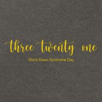 Three Twenty One World Down Syndrome Day Cotton Canvas Backpack