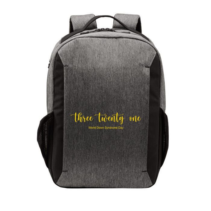 Three Twenty One World Down Syndrome Day Vector Backpack