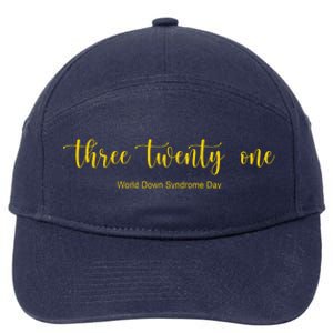 Three Twenty One World Down Syndrome Day 7-Panel Snapback Hat