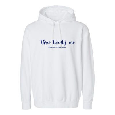 Three Twenty One World Down Syndrome Day Garment-Dyed Fleece Hoodie