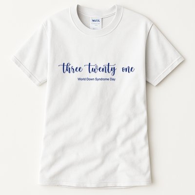 Three Twenty One World Down Syndrome Day Tall T-Shirt