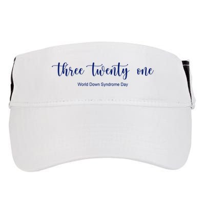 Three Twenty One World Down Syndrome Day Adult Drive Performance Visor