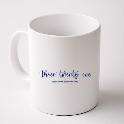 Three Twenty One World Down Syndrome Day Mug