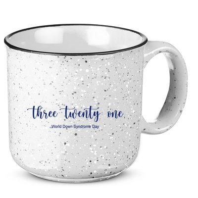 Three Twenty One World Down Syndrome Day 15oz Campfire Ceramic Mug