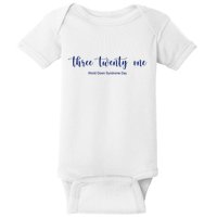 Three Twenty One World Down Syndrome Day Baby Bodysuit
