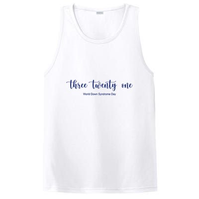 Three Twenty One World Down Syndrome Day PosiCharge Competitor Tank
