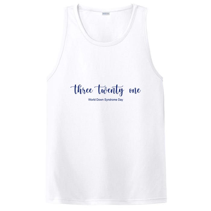 Three Twenty One World Down Syndrome Day PosiCharge Competitor Tank