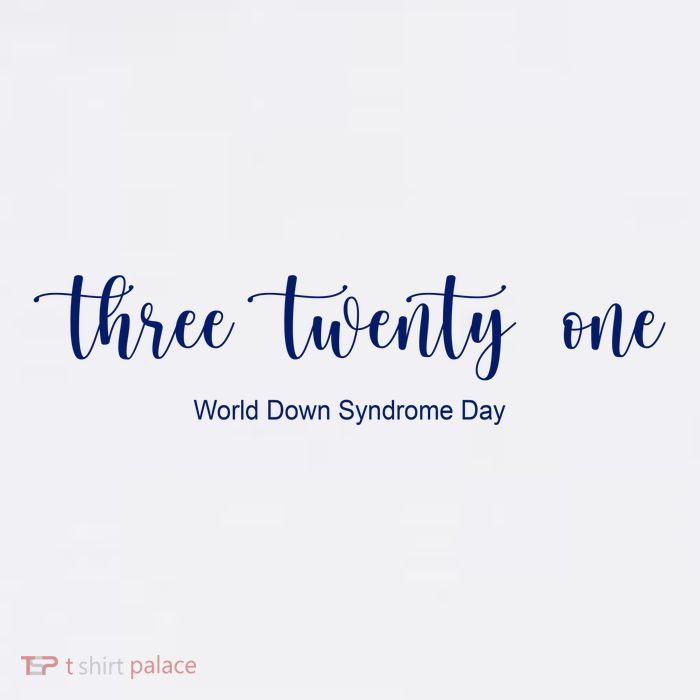 Three Twenty One World Down Syndrome Day Tank Top