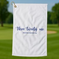 Three Twenty One World Down Syndrome Day Golf Towel
