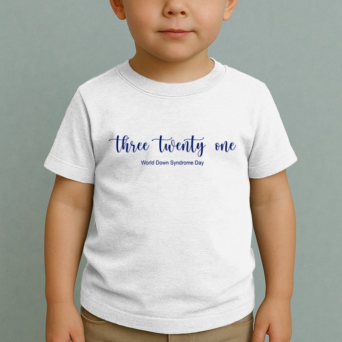 Three Twenty One World Down Syndrome Day Toddler T-Shirt