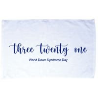 Three Twenty One World Down Syndrome Day Microfiber Hand Towel