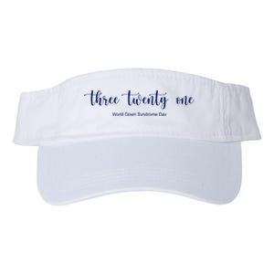 Three Twenty One World Down Syndrome Day Valucap Bio-Washed Visor