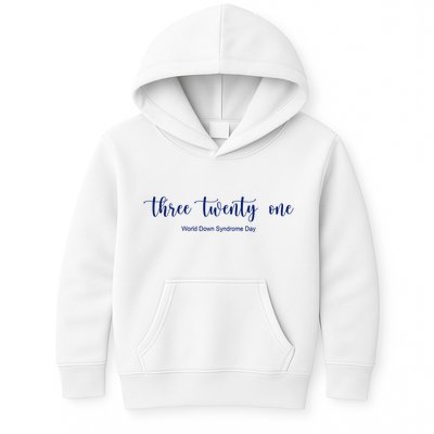 Three Twenty One World Down Syndrome Day Kids Hoodie