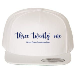 Three Twenty One World Down Syndrome Day Wool Snapback Cap