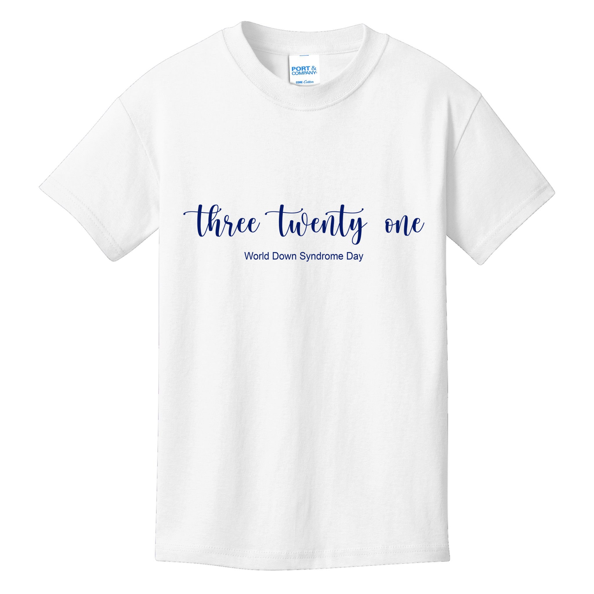Three Twenty One World Down Syndrome Day Kids T-Shirt