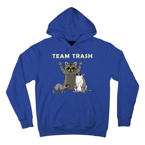 Team Trash Opossum Raccoon Rat Funny Animals Hoodie