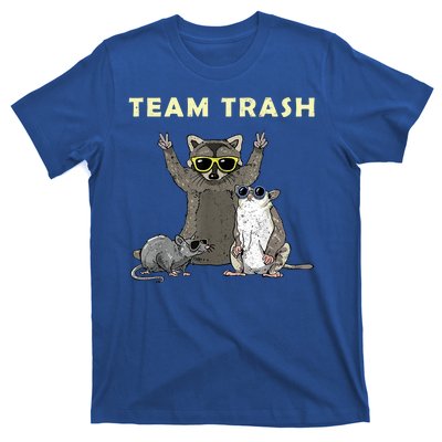 Team Trash Opossum Raccoon Rat Funny Animals T-Shirt