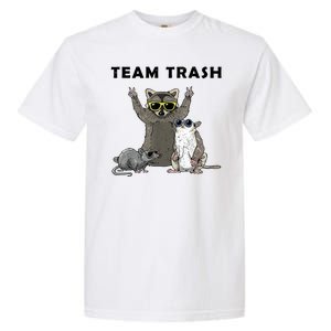 Team Trash Opossum Raccoon Rat Funny Animals Garment-Dyed Heavyweight T-Shirt