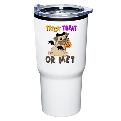Trick Treat Or Me Pug Dog Halloween Tumbler
