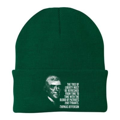 The Tree Of Liberty Thomas Jefferson Quote History Knit Cap Winter Beanie