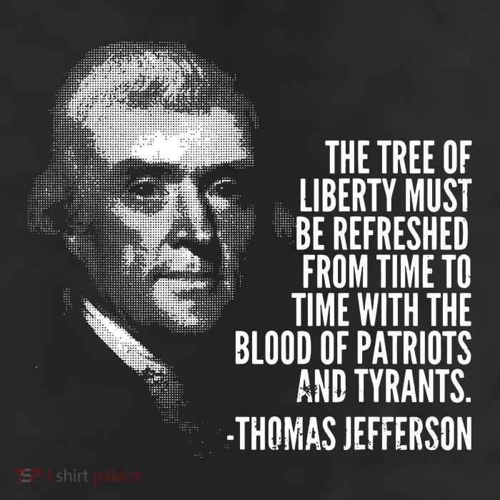 The Tree Of Liberty Thomas Jefferson Quote History Cool Comfort Performance Bucket Hat