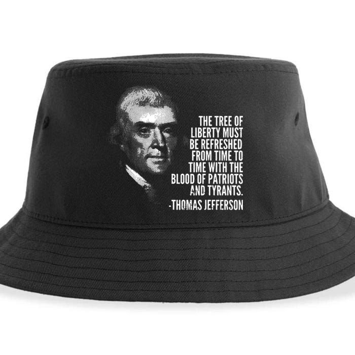 The Tree Of Liberty Thomas Jefferson Quote History Sustainable Bucket Hat