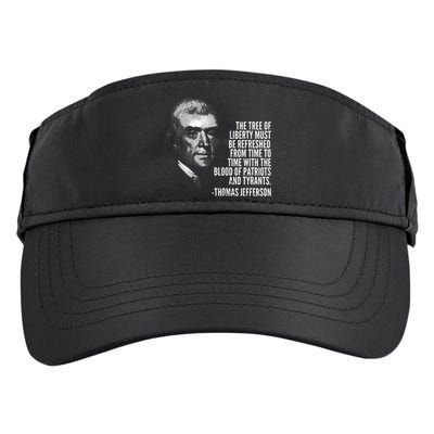 The Tree Of Liberty Thomas Jefferson Quote History Adult Drive Performance Visor