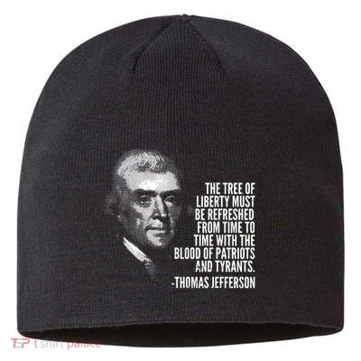 The Tree Of Liberty Thomas Jefferson Quote History Sustainable Beanie