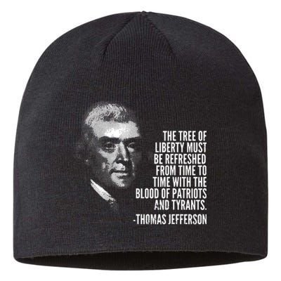 The Tree Of Liberty Thomas Jefferson Quote History Sustainable Beanie