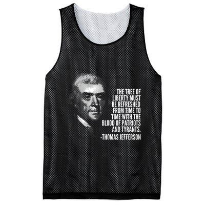 The Tree Of Liberty Thomas Jefferson Quote History Mesh Reversible Basketball Jersey Tank