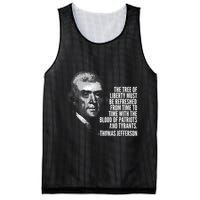 The Tree Of Liberty Thomas Jefferson Quote History Mesh Reversible Basketball Jersey Tank