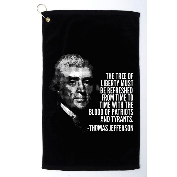 The Tree Of Liberty Thomas Jefferson Quote History Golf Towel