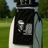 The Tree Of Liberty Thomas Jefferson Quote History Golf Towel
