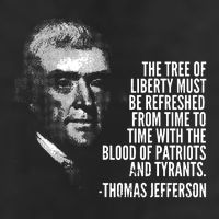 The Tree Of Liberty Thomas Jefferson Quote History Golf Towel