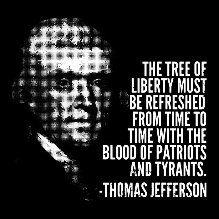 The Tree Of Liberty Thomas Jefferson Quote History Short Acrylic Beanie