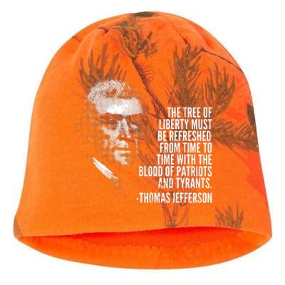 The Tree Of Liberty Thomas Jefferson Quote History Kati - Camo Knit Beanie