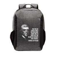 The Tree Of Liberty Thomas Jefferson Quote History Vector Backpack