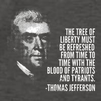The Tree Of Liberty Thomas Jefferson Quote History Vector Backpack